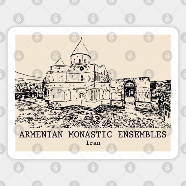 Armenian Monastic Ensembles - Iran Magnet by Lakeric